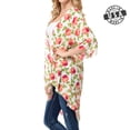 thumbnail image 2 of Basico Women's Chiffon Open Vest Cardigan Swimsuits Cover ups, 2 of 4