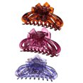thumbnail image 4 of OHOIOLLA 3Ud Hair Claw Clips Resistentes Para Accesorios De Plástico Colores Variados, 4 of 6