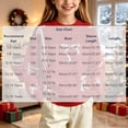 thumbnail image 3 of Lutiedan Christmas Bow Sweater for Girls Cute Crew Neck Knit Sweater Kids Long Sleeve Holiday Pullover Size 5-16,Red, 3 of 8