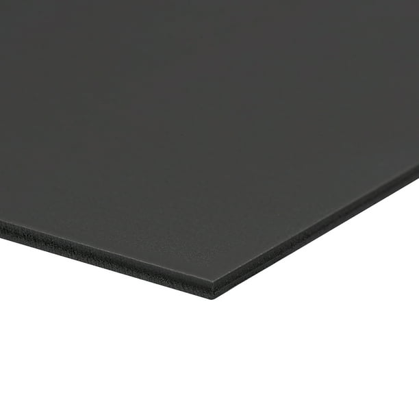 Uxcell 11.81''x15.75''x0.12'' Hoja de tablero de espuma expandida negra de doble cara 1 pieza