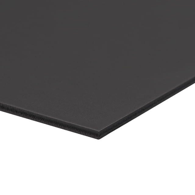 Uxcell 11.81''x15.75''x0.12'' Hoja de tablero de espuma expandida negra de doble cara 1 pieza