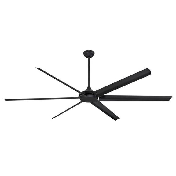 Westinghouse Lighting  Widespan 100-Inch 6-Blade Indoor/Outdoor Ceiling Fan, DC Motor, Remote Control Included Matte Black