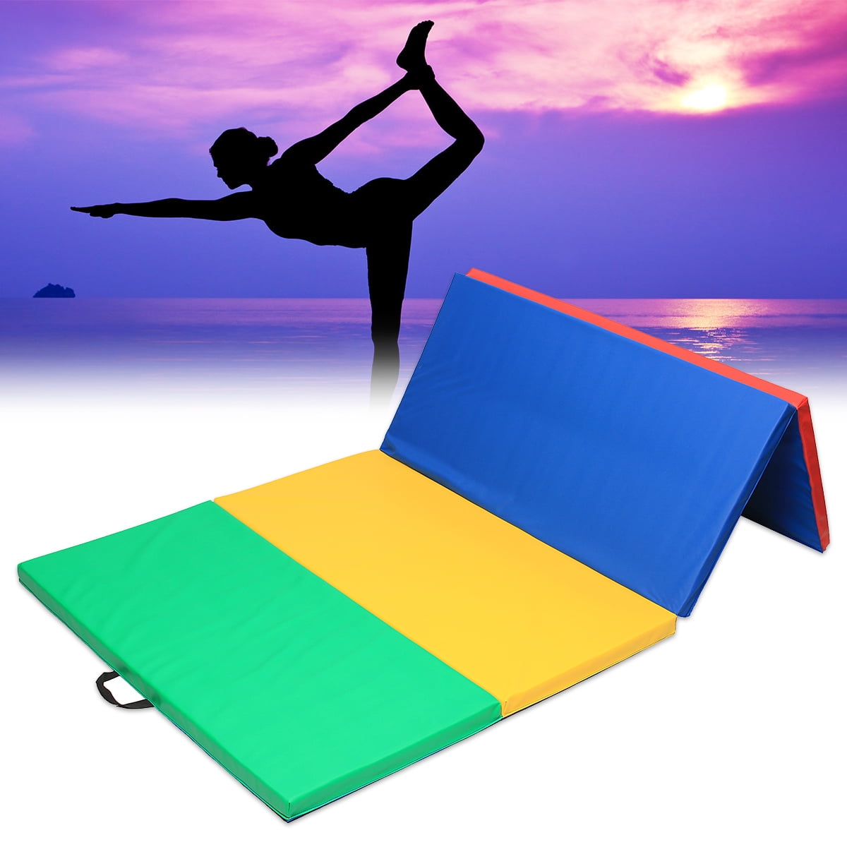 Gymnastics Mat Exercise Folding Panel Gymnastics Mat Gym Fitness