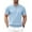 Light Blue, variant on COOFANDY Men's Quarter Zip Polo Shirts Short Sleeve Lightweight Knitting Golf Shirts Workout T Shirts Classic Fit