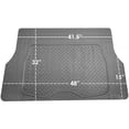 thumbnail image 2 of FH Group Climaproof Heavy Duty Rubber Cargo Liner, Trunk Liner Floor Mat, Universal Fit Gray 1pc with Air Freshener, 2 of 6