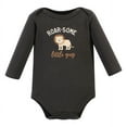 thumbnail image 5 of Hudson Baby Cotton Long-Sleeve Bodysuits, Brave Lion, Preemie, 5 of 5