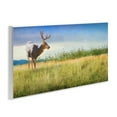 thumbnail image 4 of Stupell Industries Buck Deer in Field Landscape & Nature Photography Unframed Art Print Wall Art, 17 x 7, 4 of 8