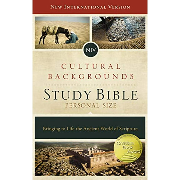 Pre-Owned NIV, Cultural Backgrounds Study Bible, Personal Size, Hardcover, Red Letter: Bringing to Life the Ancient World of Scripture