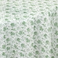 thumbnail image 5 of Efavormart Dusty Sage Green Floral Polyester Round Tablecloth - 120", 5 of 9