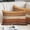 orange, variant on Farmhouse Burnt Orange Brown Pillow Covers, Linen Long Throw Pillow Case, Vintage Wooden Striped Holiday Pillow Protector Decorative Cushion Cover for Living Room/Bedroom 12" x 20"