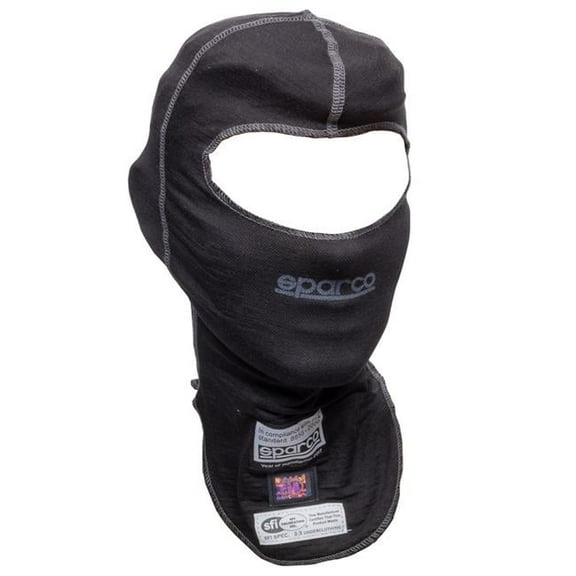 Sparco SCO001494NR Head Sock, Black