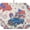 American Flag Truck, variant on 4th of July Dish Drying Mat for Kitchen Counter American Flag Truck Drying Pad Absorbent Drying Mats for Countertops Sinks Draining Racks Patriotic Poppy Floral Drainer Independence Day Decor 16x18