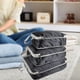 thumbnail image 5 of Bolsas de Maleta Impermeables BLESIY Organizador Almacenamiento Extensible para Calcetines Negro Cubo de empaque de compresión, 5 of 8