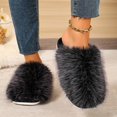 thumbnail image 5 of Achuyrbd Womens Fluffy House Slippers Plush Closed Toe Slip On Cozy Warm Indoor, 5 of 9