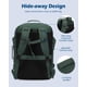 thumbnail image 5 of Mochila de viaje Hynes Eagle 38L para ordenador portátil de 15 pulgadas para mujeres y hombres, color verde, 5 of 8
