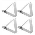 thumbnail image 3 of 4 Pcs Stainless Steel Tablecloth Clip,Non-Slip Adjustable Table Cover Clamps Clip Cloth Holders for Party Picnic, 3 of 9