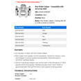 thumbnail image 2 of Rear Brake Caliper - Compatible with 2016 Fiat 500X, 2 of 2
