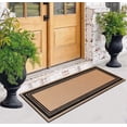 thumbnail image 4 of A1HC Natural Coir Flock Doormat for Outdoor Entrance, Heavy Duty, Thin Profile, Anti-Shed Treated Durable Mats, Easy to Clean, Long Lasting, Front Door Entry Mat 30"x60", 4 of 6