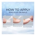 thumbnail image 7 of KISS Voguish Fantasy, Holiday Press on Nails, Fancy Elves, White, Short Coffin, 28 Count, 7 of 7