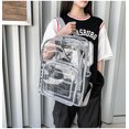 thumbnail image 2 of Mochila transparente Mochila transparente de PVC resistente. Afortunado Sencillez, 2 of 3
