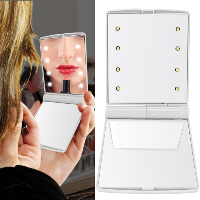 Espejo de maquillaje LED portátil Jadeshay diseño exquisito