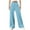 Light Blue Pants fot Women, variant on AINIYS Womens Wide Leg Sweatpants High Waisted Elastic Baggy Pants Fashion Teen Girl Drawstring Athletic Joggers Black L