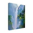 thumbnail image 4 of Canvas Wall Art - Thomas Leung 'Spring Cascades' Wall Art for Living Room, Bedroom, or Office Décor by Trademark Fine Art - 35 x 47 Inches, 4 of 4