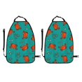 thumbnail image 2 of Zufioo Colorful Crab for Car Seat Kick-Proof Storage Pads 2 Pack, Anti-Stain Adjustable Car Seat Protectors for SUV, Jeep, Truck-One Size, 2 of 9