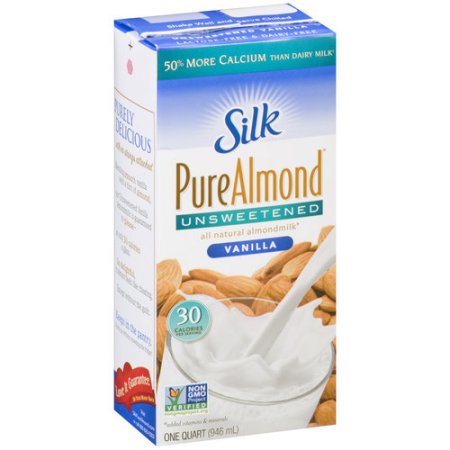 Silk pure almond milk