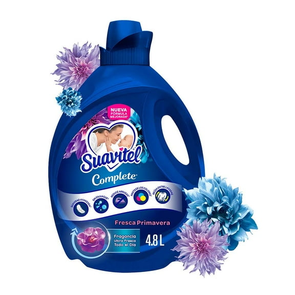Suavizante de Telas Suavitel Complete Fresca Primavera 4.8 L