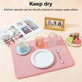 thumbnail image 3 of Pebbuoy Microfiber Dish Drying Mat Absorbent Pad Large Size Kitchen Counter Mat Dish Drainer Pad Tableware Countertop Protection Mat for Countertops Sinks Draining Racks, 3 of 7