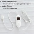 thumbnail image 3 of Pemberly Row Electric Heated Mattress Pad Safe Queen 8 Temperature 10h Time, 3 of 11