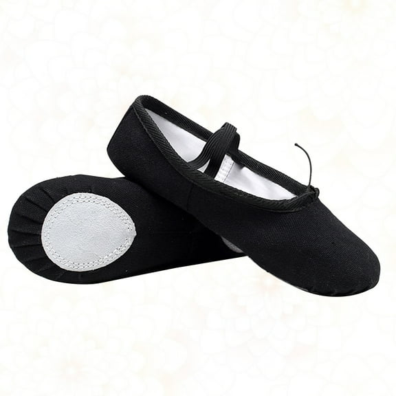 WEUVEB 1 Pair of Lightweight Yoga Shoes Cotton Canvas Comfortable for Women