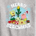 thumbnail image 3 of SpongeBob SquarePants - Merry Beachmas - Toddler And Youth Crewneck Fleece Sweatshirt, 3 of 6
