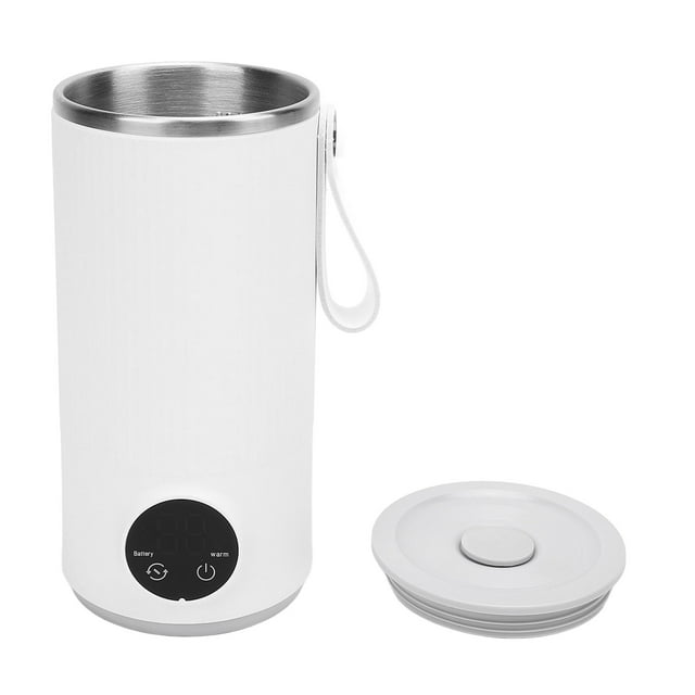 Cordless Electric Kettle, Portable Electric Kettle Travel Hot Water for Tea, 4 Temperature Control USB Charging 400ML Small Water Boiler for Tea Coffee Milk
