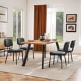 thumbnail image 5 of ZUNMOS 2 Sets of Mid-century Dining Chairs, Kitchen Chairs, Black, 5 of 6