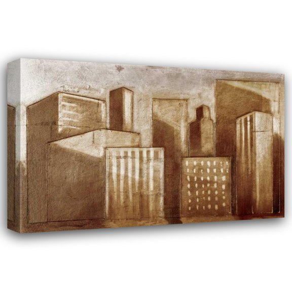 Ian Munroe 32x23 Gallery Wrapped Canvas Wall Art Titled - Metro II