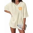 thumbnail image 3 of MOUSYA Graphic Tees Women Oversized T-Shirts: Summer Hawaiian Beach Tops Shirts Hawaii Tropical Beachy Short Sleeve Outfit, 3 of 13