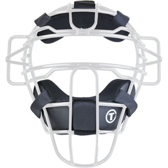 Masque De Catcher Spalding PWMX, Adulte, Acier, Rembourré, Rouge Et Noir