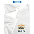 thumbnail image 7 of AllAreN T-Shirts for Dad Best POP in the World T-Shirts for Father Cotton Graphic Personalized Father Shirt, 7 of 7