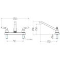 thumbnail image 2 of Laguna Brass 1300CP RV Mobile Home Non-Metallic Swivel Kitchen Sink Faucet Chrome Finish, 2 of 3