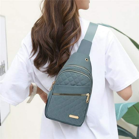 YOLOKE Crossbody Small Sling Backpack Sling Bag for Women Men, Chest Bag Daypack Crossbody for Travel Sport Running Hiking