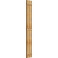 thumbnail image 2 of 10 3/4"W X 79"H Timbercraft Two 5 3/8" Boards Joined Board-N-Batten Shutters, Rough Sawn Western Red Cedar (Per Pair), 2 of 13