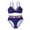 Womens Swimsuits Blue, variant on ylioge Womens Plus Size Bikini Sets S-5XL Two Piece Swimsuits Ladies Color-Block Adjustable Beach Swimwear Swimwear Bathing Suits