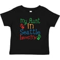 thumbnail image 3 of Inktastic My Aunt in Seattle Loves Me Boys or Girls Baby T-Shirt, 3 of 5