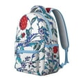 thumbnail image 2 of Rolling Paisley Print Backpack – Wheeled Paisley Gift for Heavy Loads, Water-Resistant Bookbag with Extendable Handle, Great for College Textbooks, 2 of 6