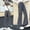 Grey, variant on Girls Cargo Flare Pants, Bootcut Loose Fit Summer Thin Long Pants Black Size 9-10 Years