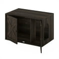 thumbnail image 4 of Furinno FH22302EB Peli Farmhouse Cat Litter Box Enclosure, Ebony, 4 of 6