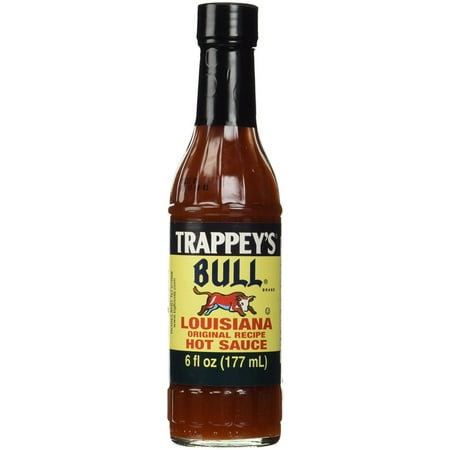24 PACKS : Trappey's Bull Louisiana Hot Sauce