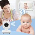 thumbnail image 6 of AXVUE Video Baby Monitor with Two Cameras and Large Screen, Model E612, Multifunctions, 6 of 7
